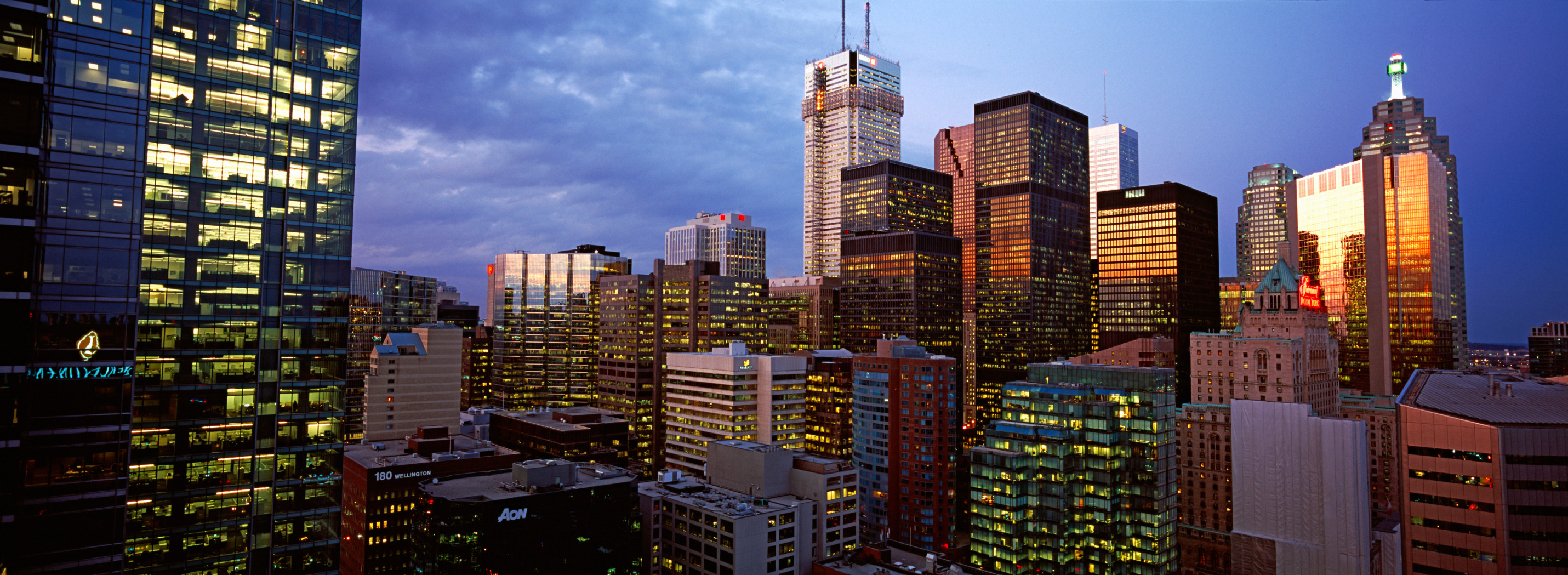 Skyscrapers in a city, Toronto, Ontario, Canada 2011